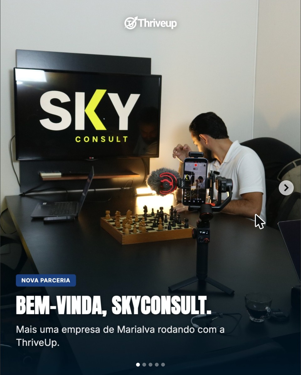 Anúncio de nova parceria com SkyConsult